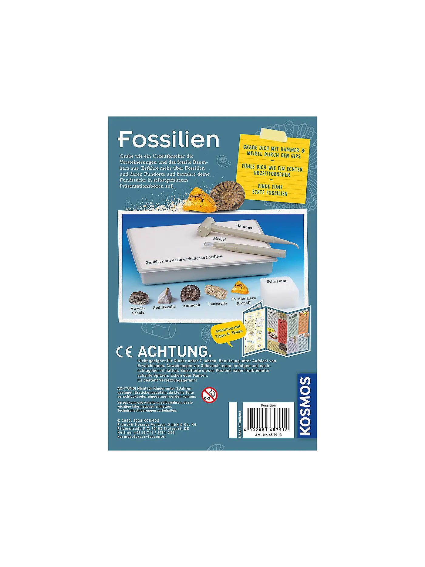 KOSMOS | Fossilien Ausgrabungs-Set | 